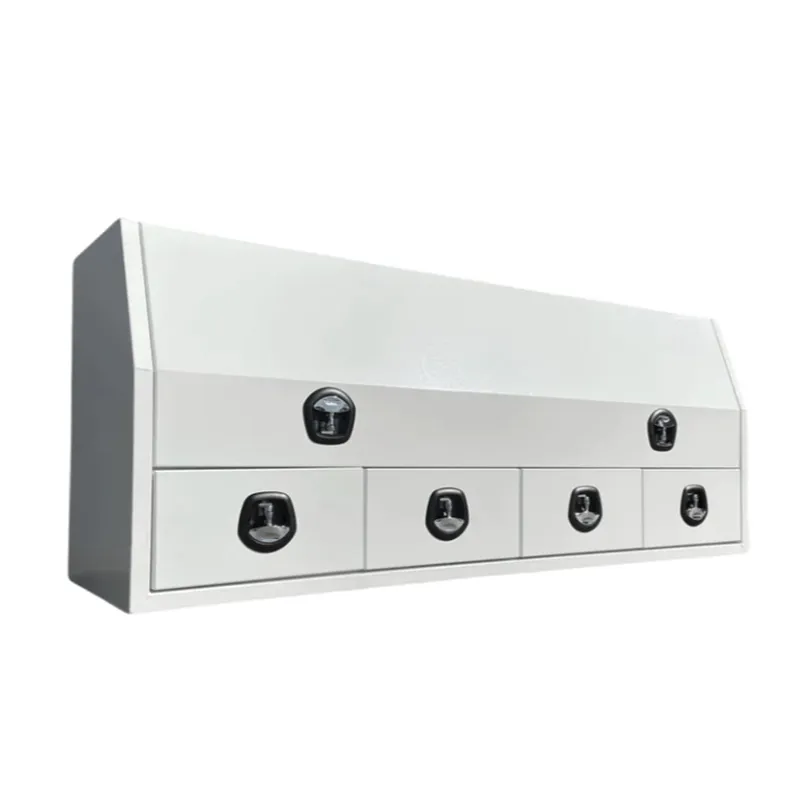 Caixa de ferramentas de abertura lateral de alumínio