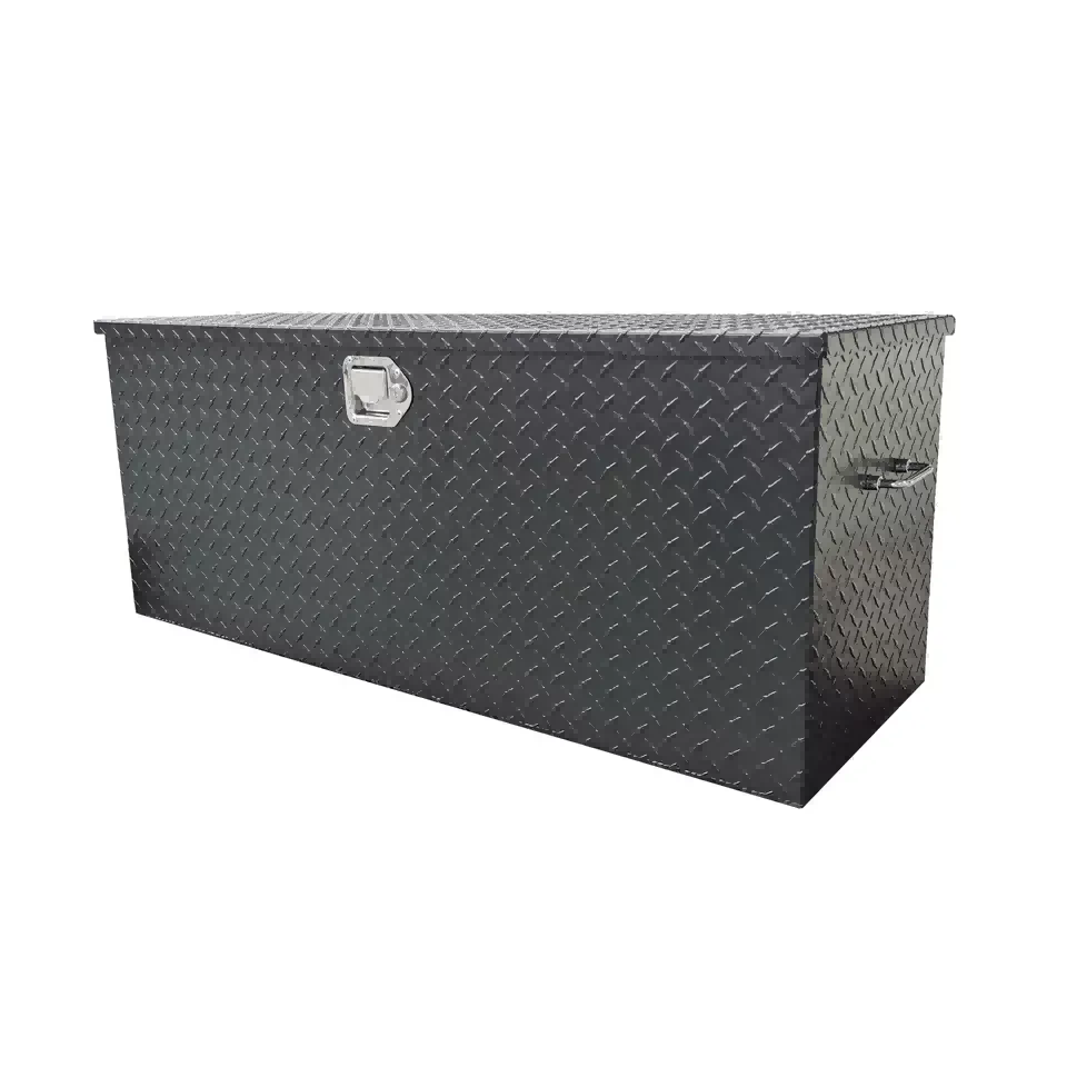 Caixas de ferramentas para caminhões com abertura superior e pulverização Black Power