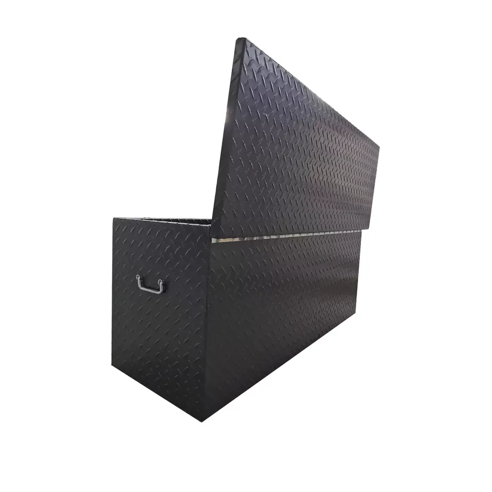 Caixas de ferramentas para caminhões com abertura superior e pulverização Black Power