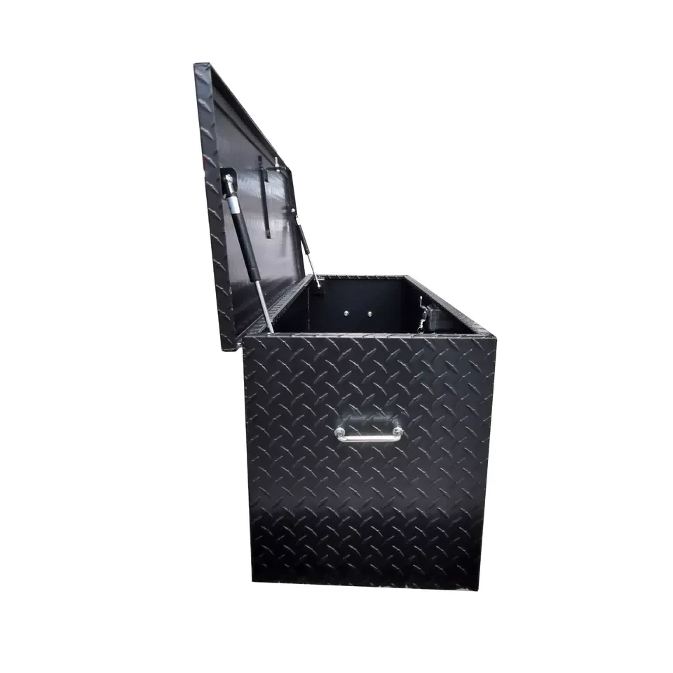 Caixas de ferramentas para caminhões com abertura superior e pulverização Black Power