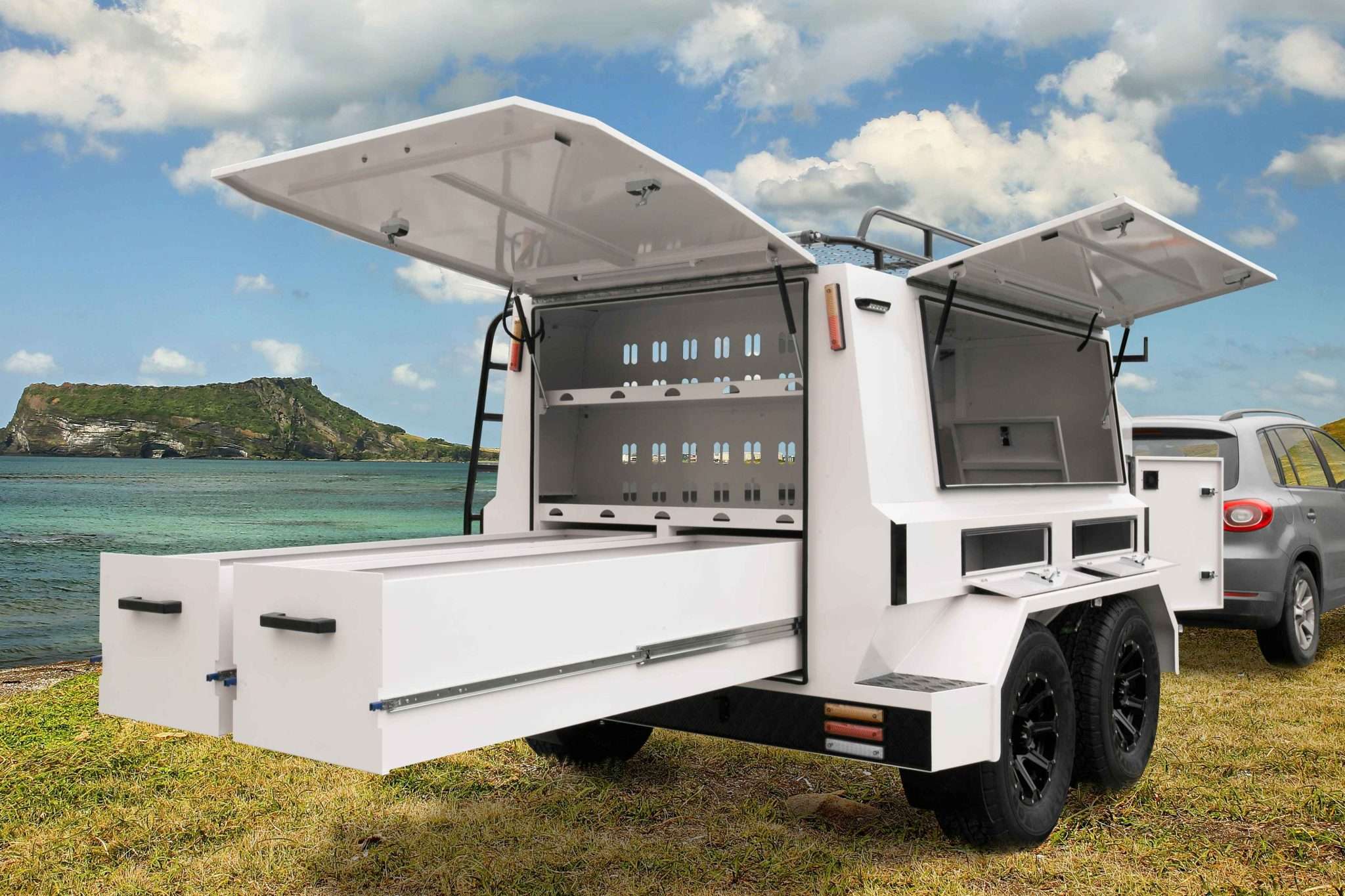 Trailer do comerciante