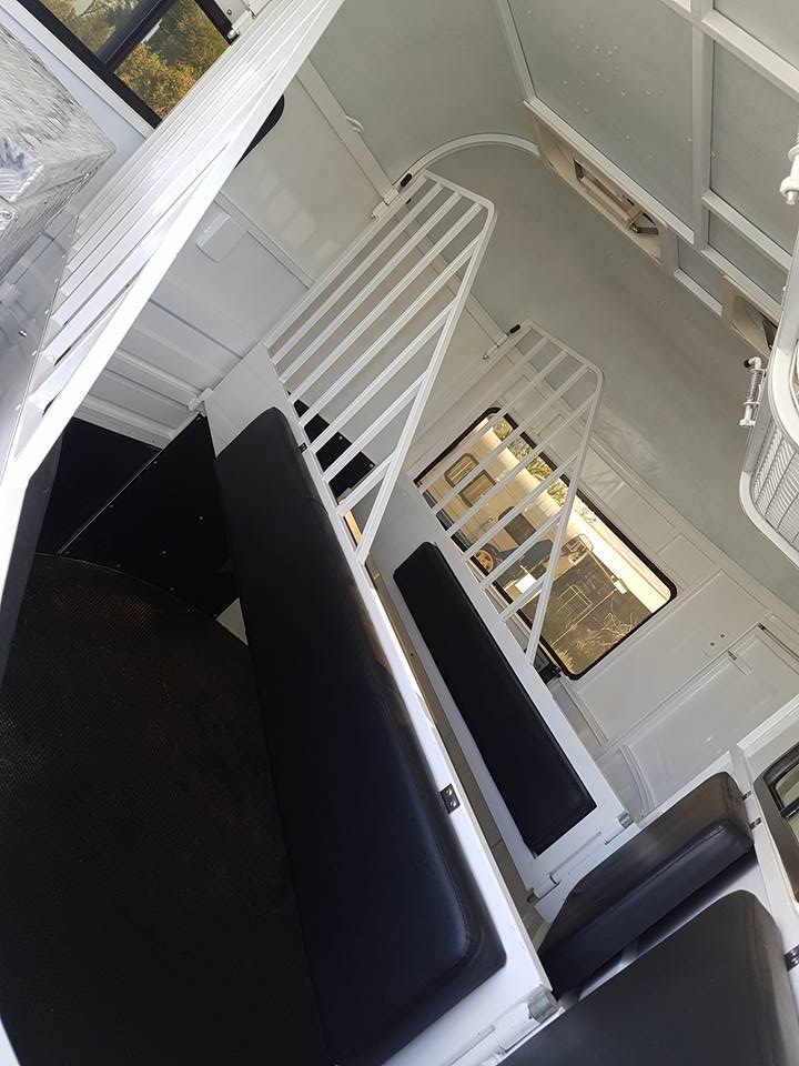 reboque de cavalo de carga angular tipo 2 cavalos padrão